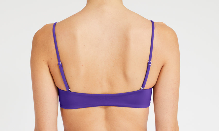 TOP – bandeau, purple – Back