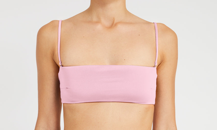 TOP – bandeau, pink – Front