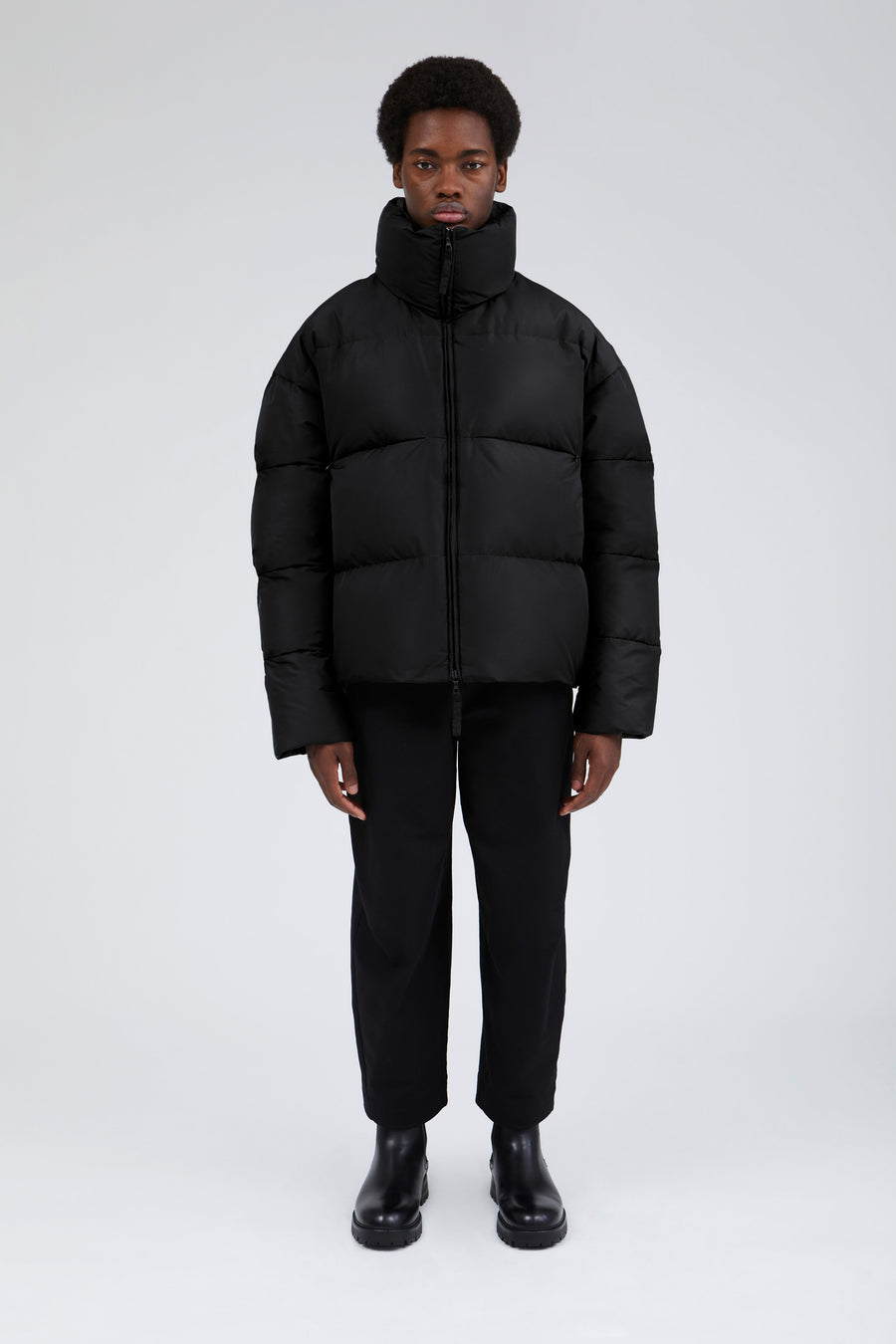 SWISS WASTE JACKET (unisex) – short, black