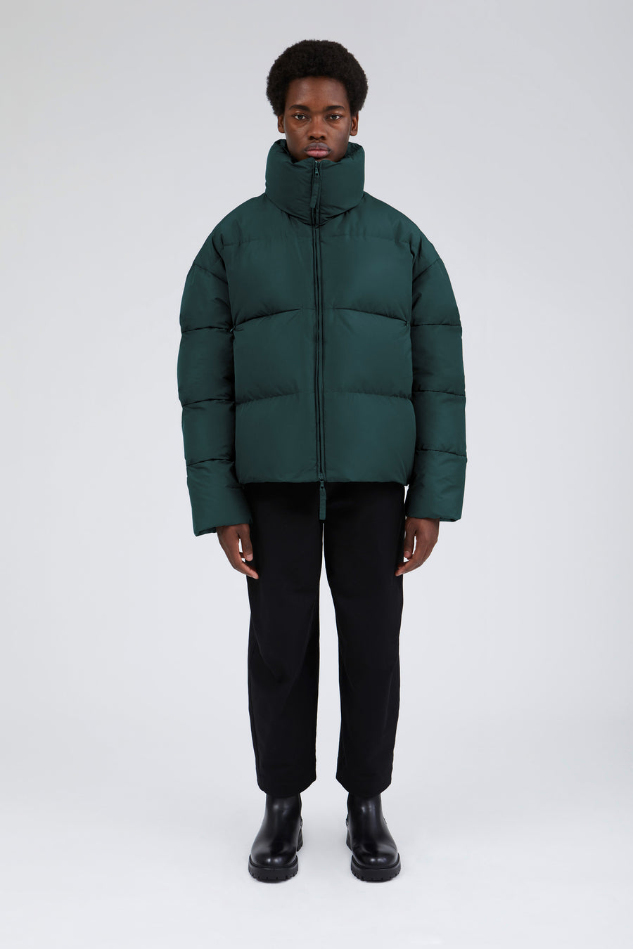 SWISS WASTE JACKET (unisex) – short, forest