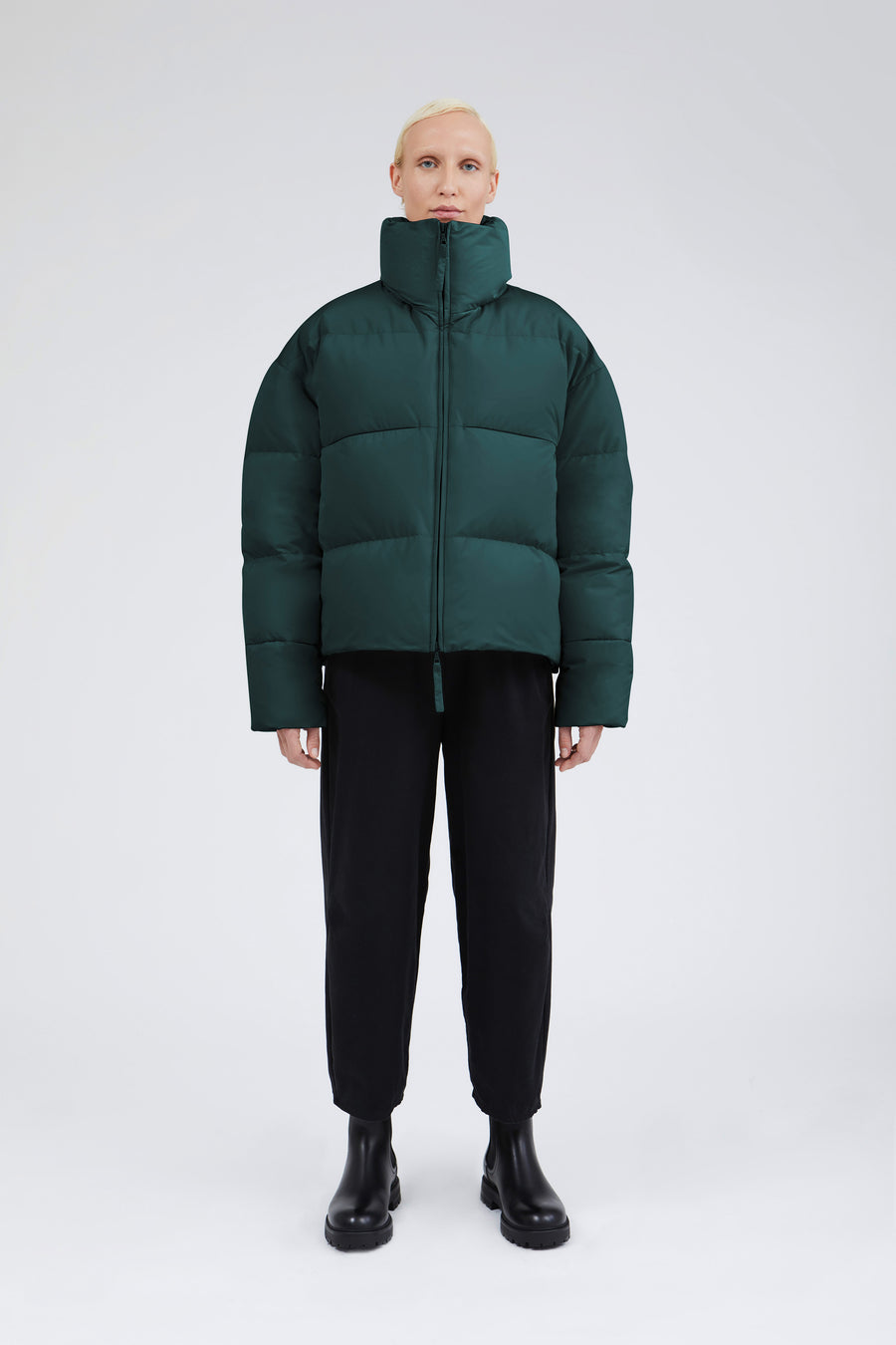 SWISS WASTE JACKET (unisex) – short, forest
