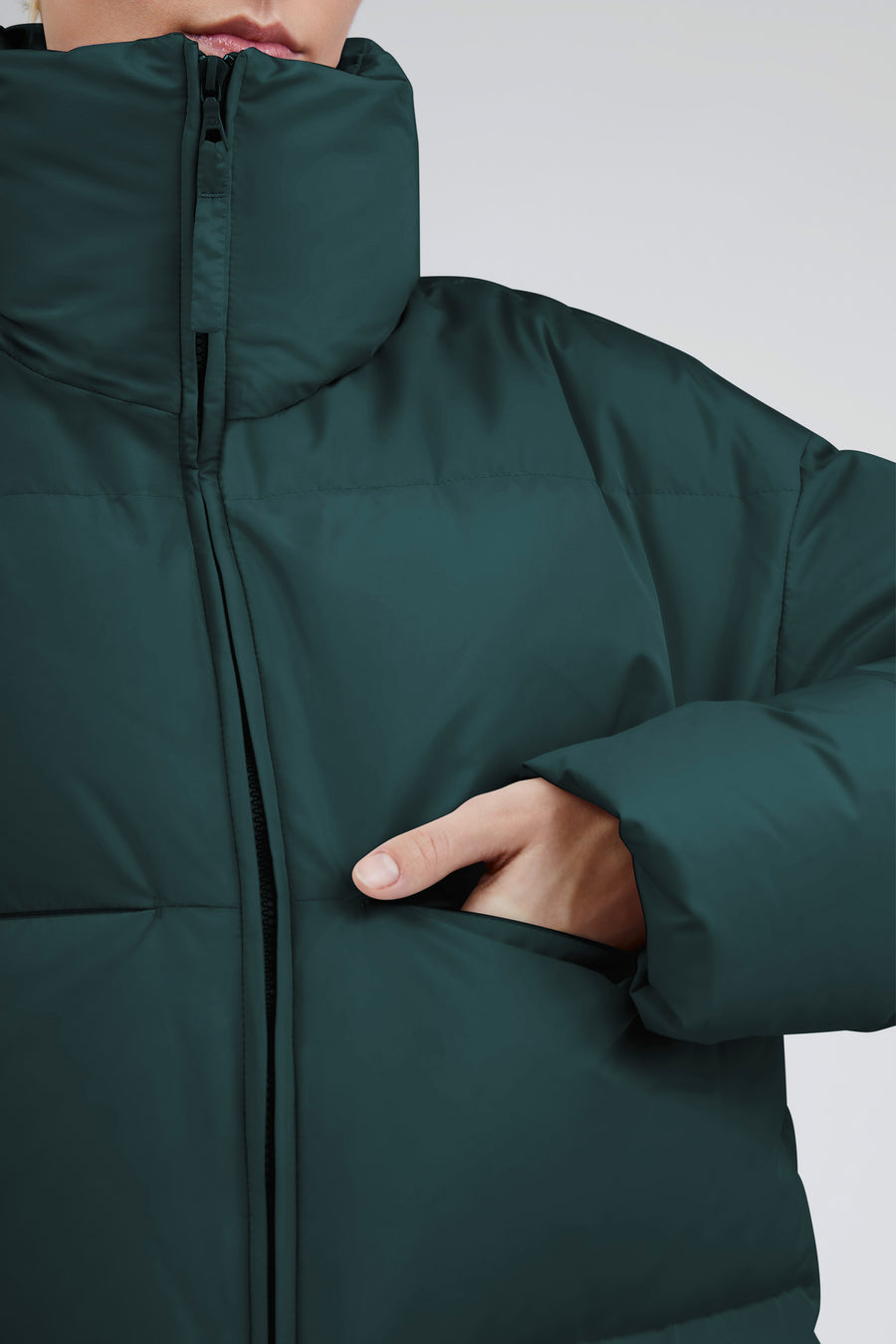 SWISS WASTE JACKET (unisex) – short, forest