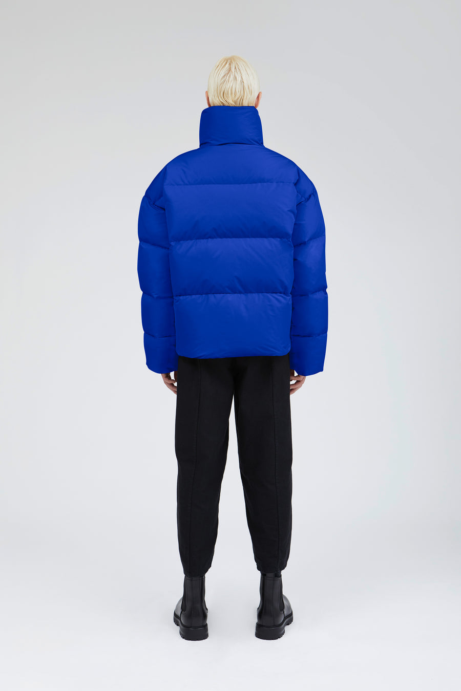 SWISS WASTE JACKET (unisex) – short, Yves-Klein-blue
