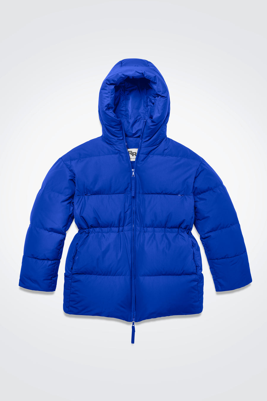 SWISS WASTE JACKET (unisex) – long, Yves-Klein-blue