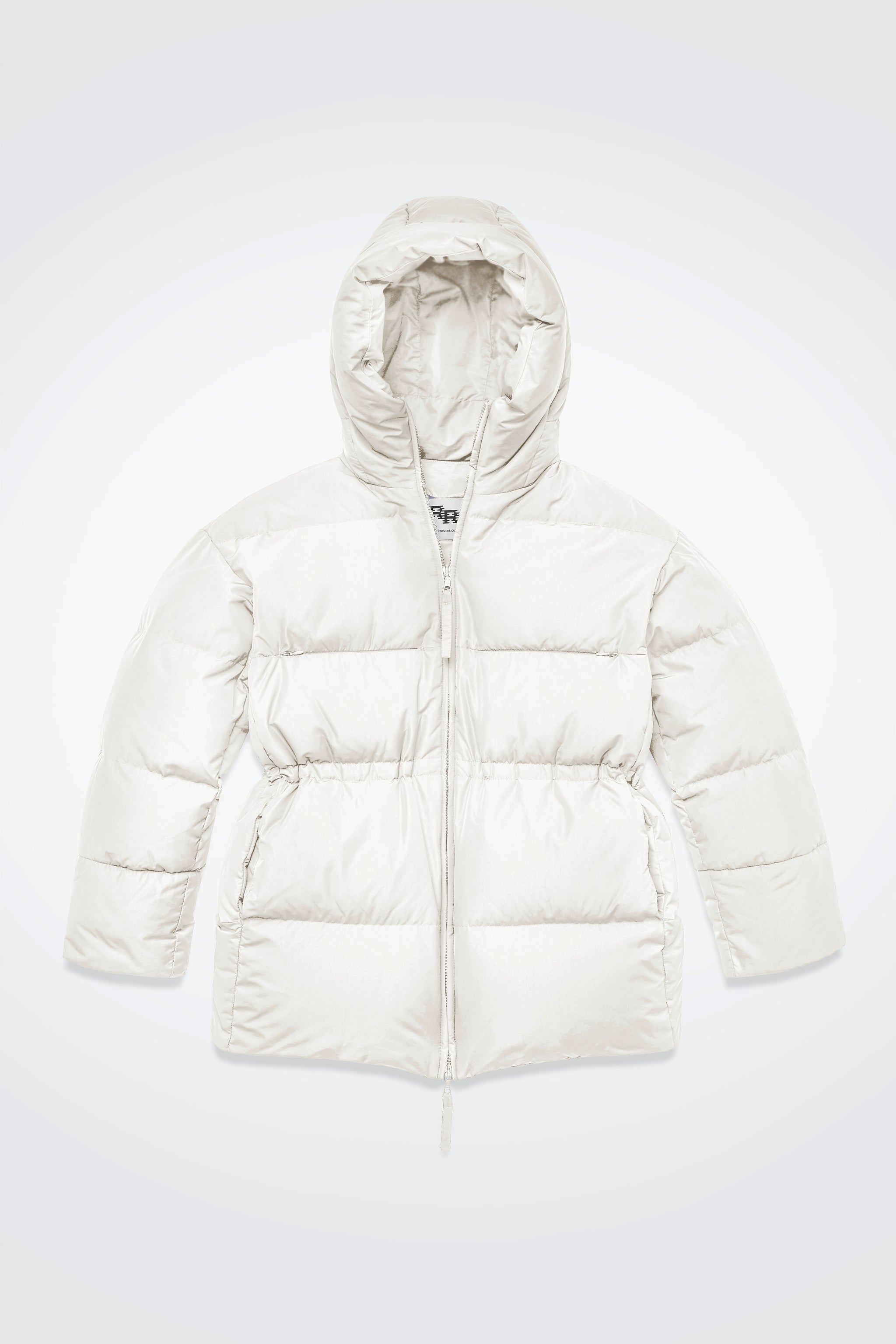 SWISS WASTE JACKET (unisex) – long, off white – ROUND RIVERS