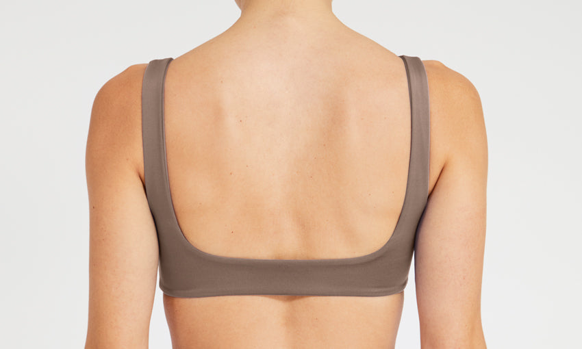 TOP – sporty, brown – Back