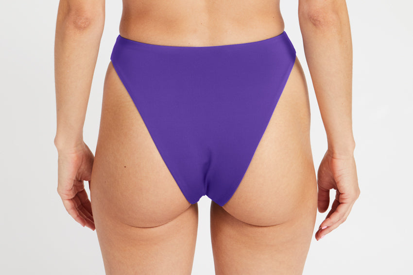 Bottom – high leg, purple – Back