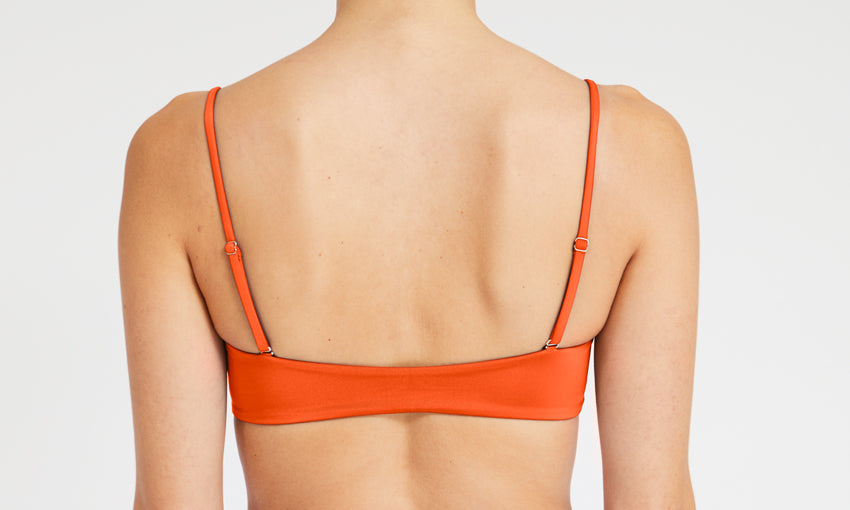 TOP – bandeau, orange – Back