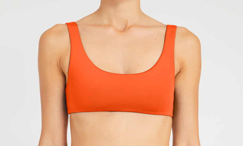 TOP – sporty, orange – Front