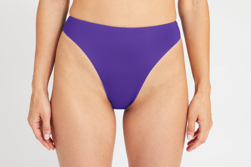 Bottom – high leg, purple – Front