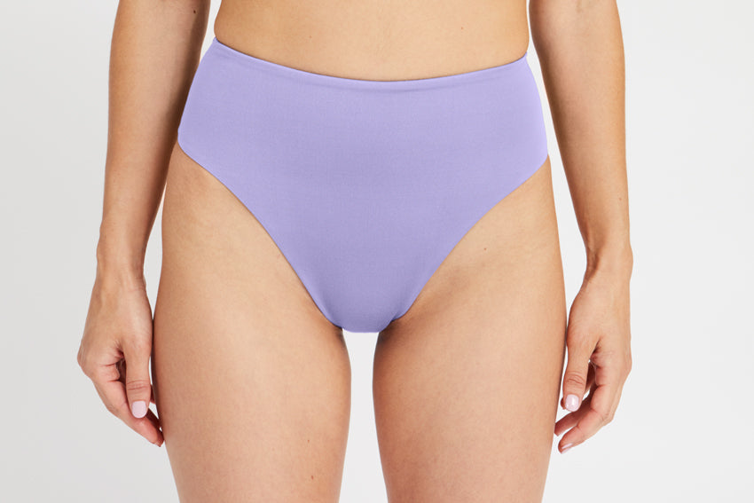 Bottom – medium leg, lavender – Front