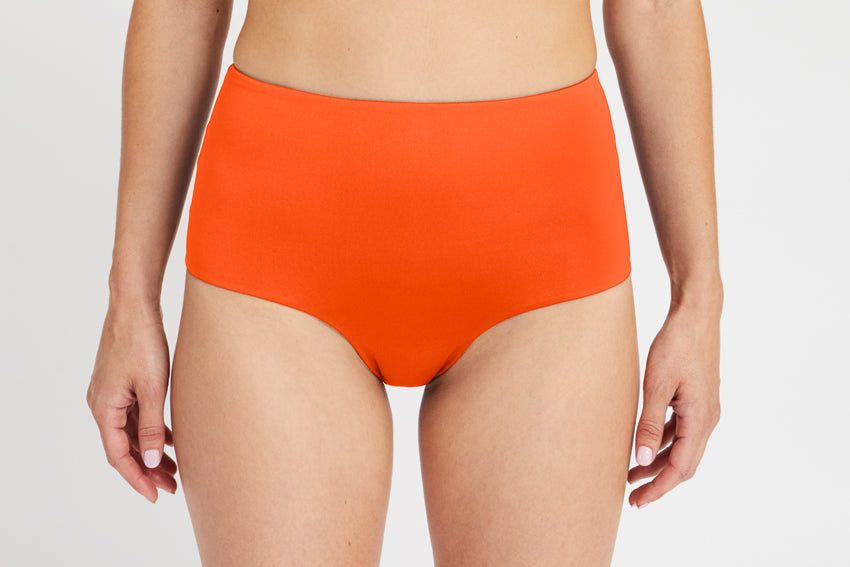 Bottom – low leg, orange – Front