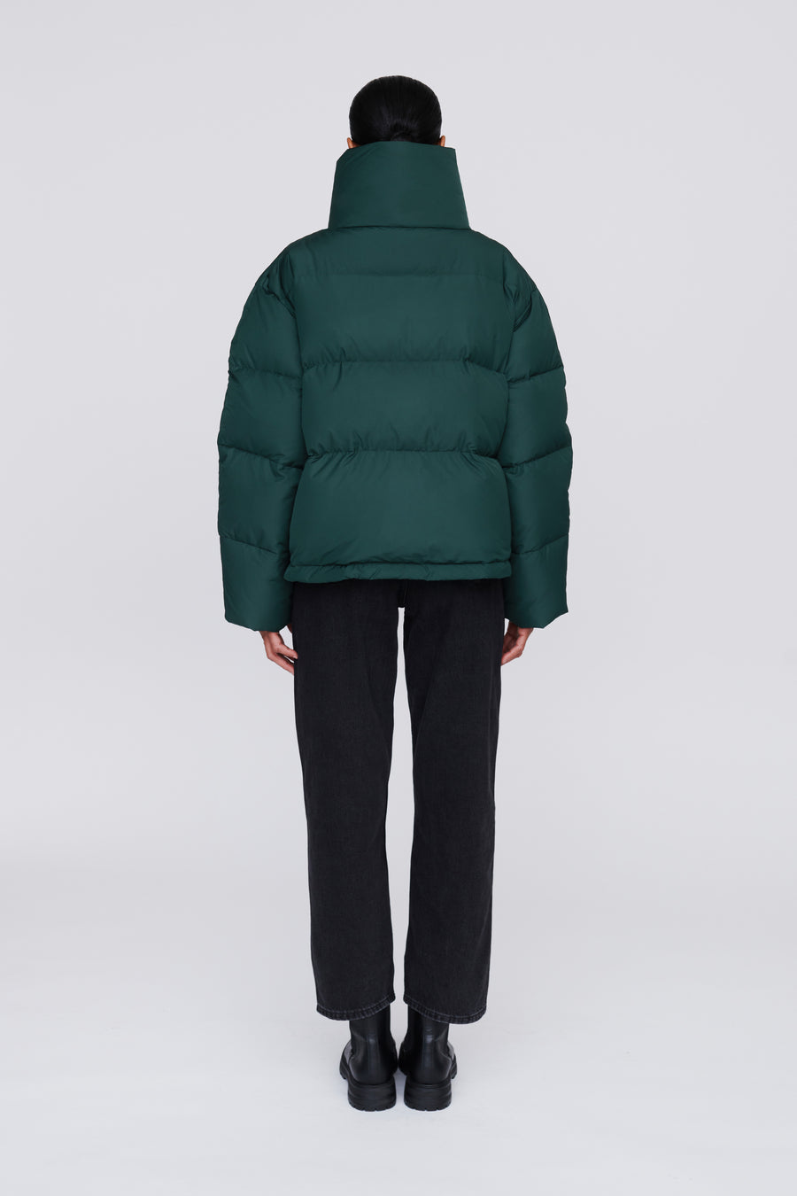 SWISS WASTE JACKET (unisex) – cropped, forest