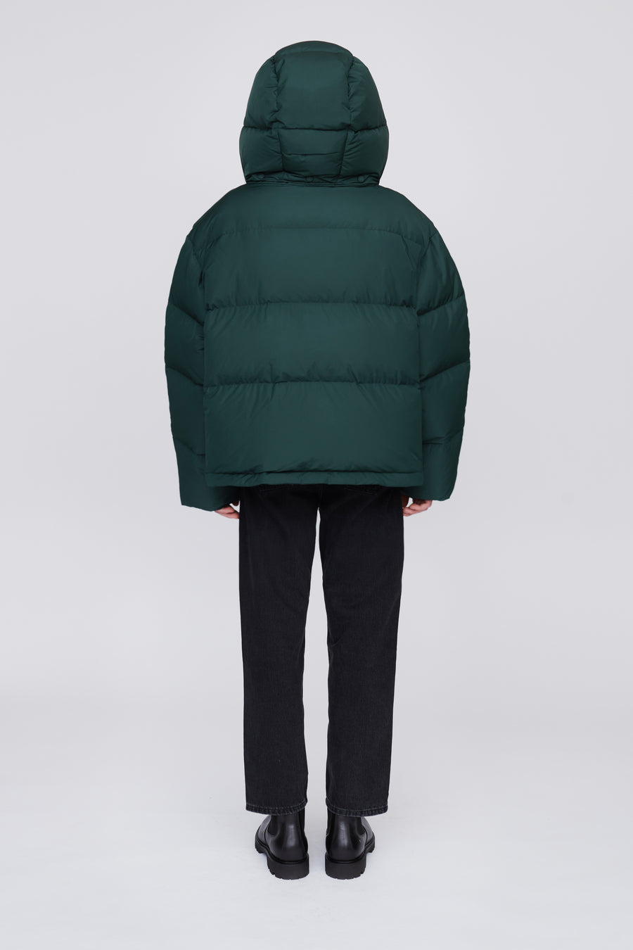 SWISS WASTE JACKET (unisex) – cropped, forest