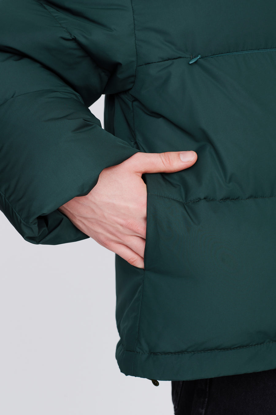 SWISS WASTE JACKET (unisex) – cropped, forest