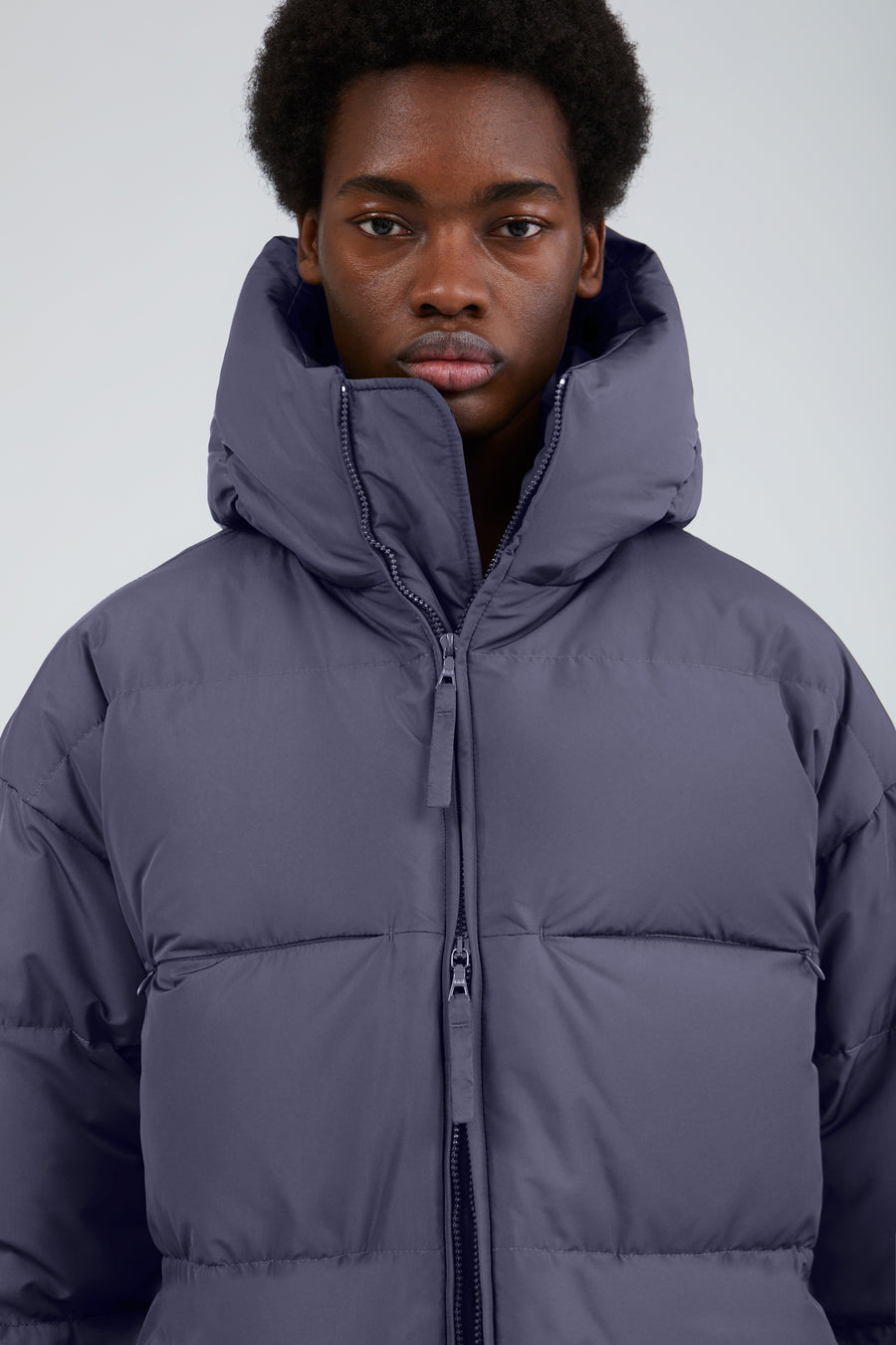 SWISS WASTE JACKET (unisex) – long, comet