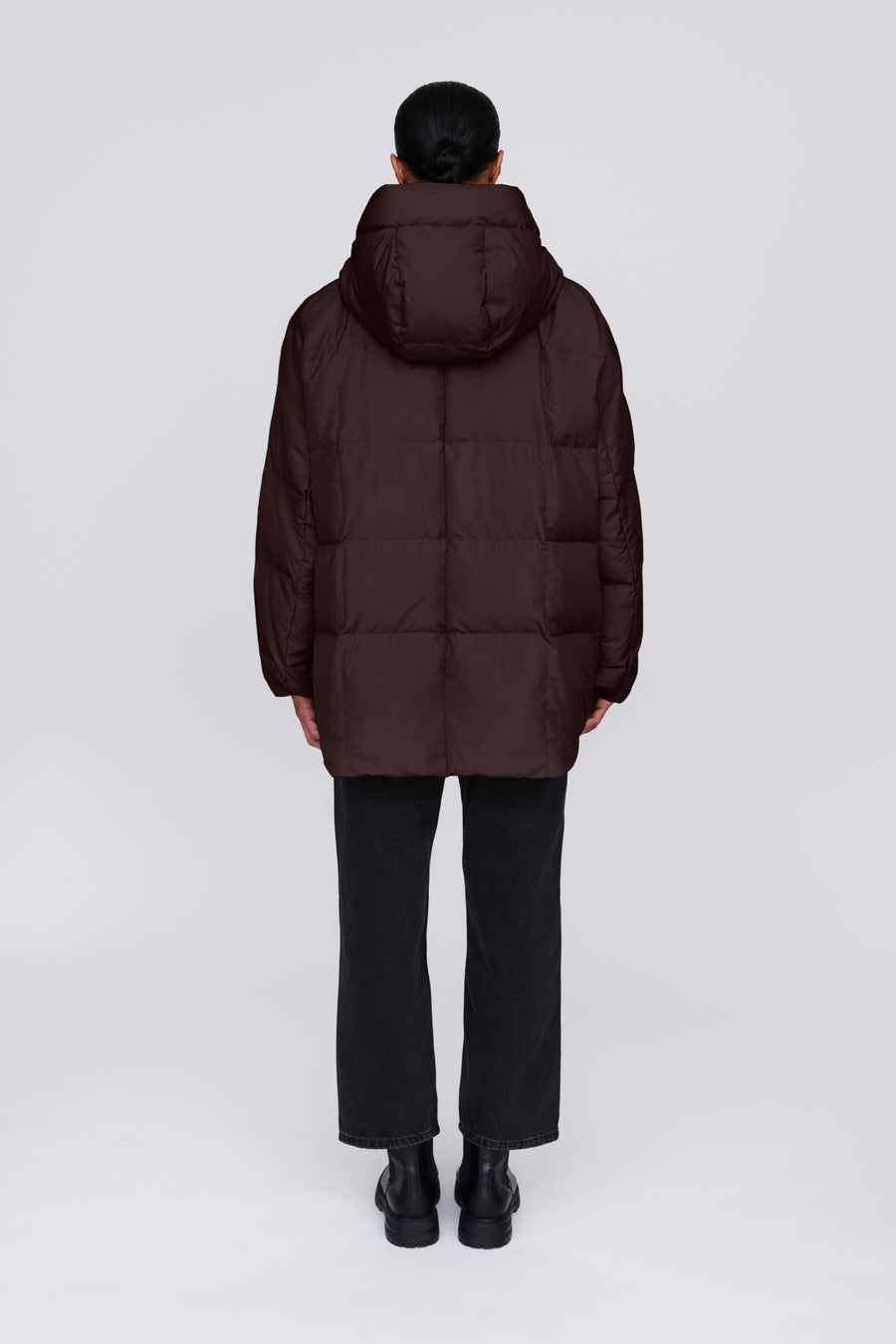 SWISS WASTE JACKET (unisex) – mid, chocolate