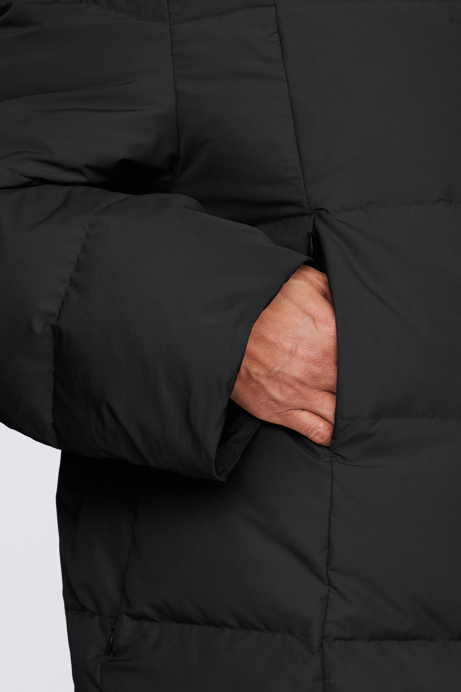 SWISS WASTE JACKET (unisex) – mid, black