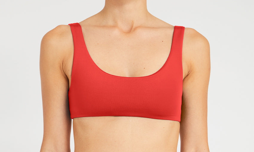 TOP – sporty, red – Front